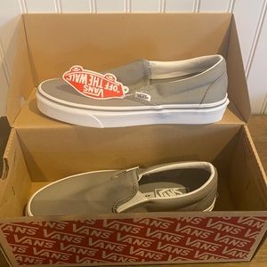 Never worn slip on vans